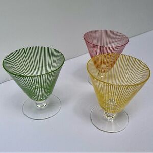 Mid-Century Swedish Cocktail / Champagne Glasses by Bengt Orup for Johansfors, 3